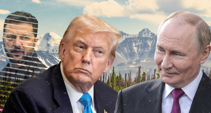 ترامب وزيلينسكي وبوتين